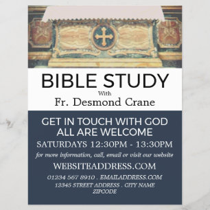 Der Pantheon-Altar, Rom, Christliche Bibelklasse Flyer