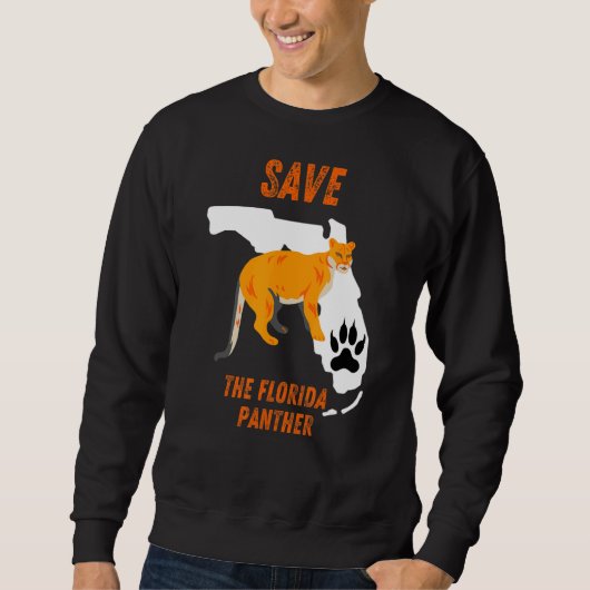 Der Panther von Florida gerettet Sweatshirt (Vorderseite)