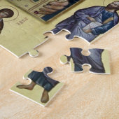Der Pantokator und Heilige orthodoxe Christliches Puzzle (Seite)