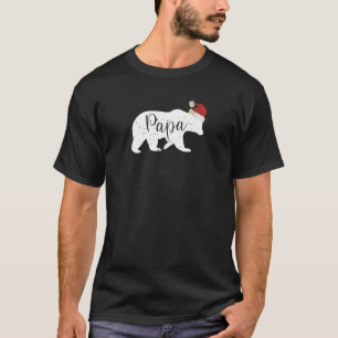 Der Papa-Bärn-Shirt-Weihnachtsgrafisches T-Shirt