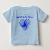 Der Papa des ersten Vaters | Baby T-shirt (Rückseite)