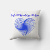 Der Papa des ersten Vaters | Kissen (Rückseite)