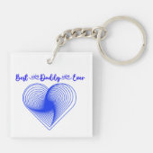 Der Papa des ersten Vaters | Schlüsselanhänger (Rückseite)