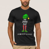 Der Papa-ELF-T - Shirt, Weihnachtsfamilien-Matchin T-Shirt (Vorderseite)