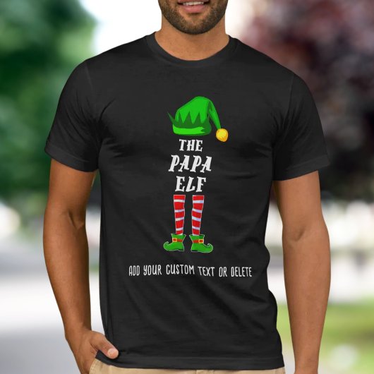 Der Papa-ELF-T - Shirt, Weihnachtsfamilien-Matchin T-Shirt