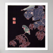Der Papagei, Jakuchū Poster (Vorne)