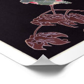 Der Papagei, Jakuchū Poster (Ecke)