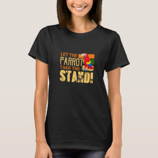 Der Papagei lasse den Stand Wild Life Paprot T-Shirt