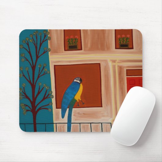 Der Papagei von Bush 2007 des Schäfers Mousepad (Mit Mouse)