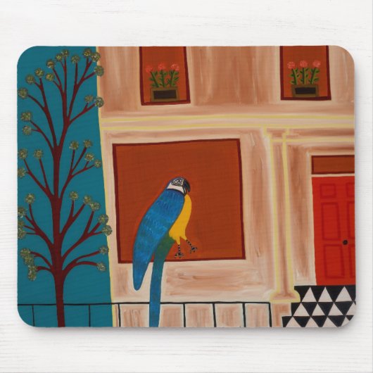 Der Papagei von Bush 2007 des Schäfers Mousepad (Vorne)