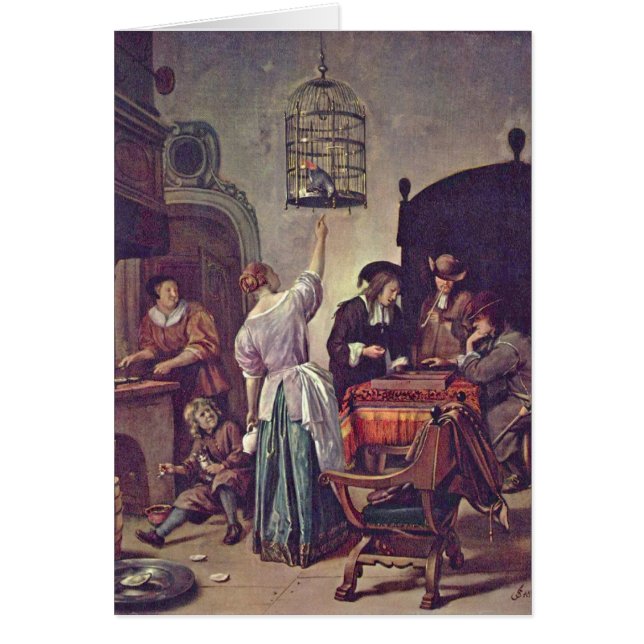 Der Papageien-Käfig bis Januar Steen (Vorne)