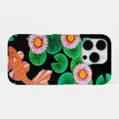 Der Papier-Koi-Teich iPhone Hülle (Rückseite (Horizontal))