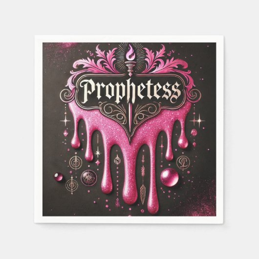 Der Papiercocktail der Propheten Napkins: Glaube, Serviette (Vorderseite)