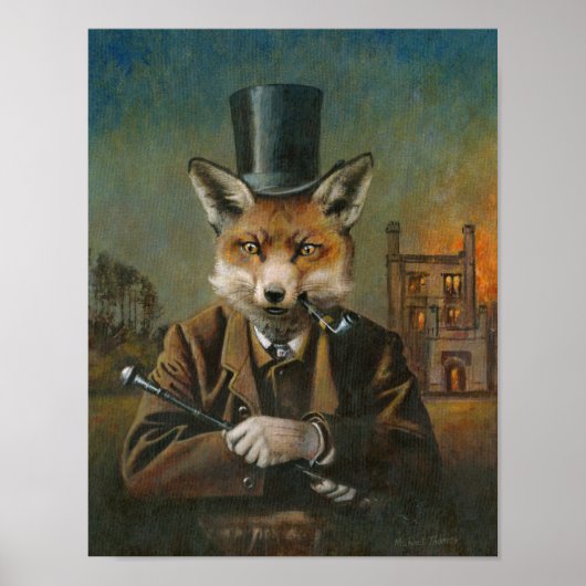 Der Papierfox 10 x 12,89 drucken Poster (Vorne)