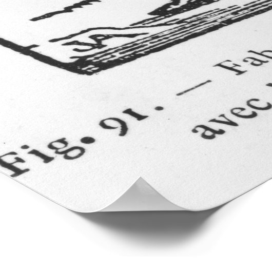 Der Papierhersteller Poster (Ecke)