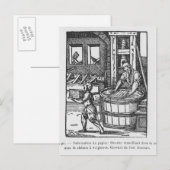 Der Papierhersteller Postkarte (Vorne/Hinten)