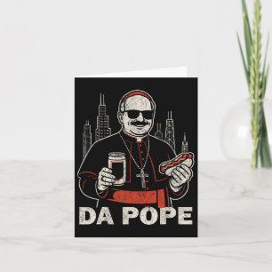 Der Papst aus Amerika Chicago Papst Leo Xiv Lustig Karte