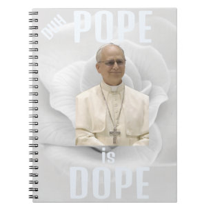 Der Papst ist cool Notizbuch Notizblock