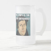 Der Papst ist die Antichrist-Tasse