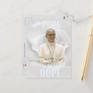 Der Papst ist eine coole Postkarte