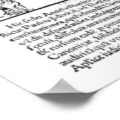 Der Papst verkauft Indulgenzen Poster (Ecke)