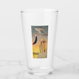 Der Papst von Rom, die Jungfrau Maria und Jesus Glas