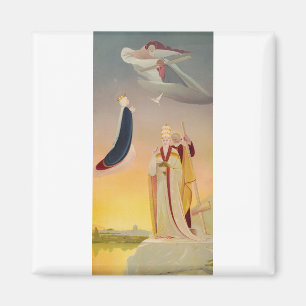 Der Papst von Rom, Jungfrau Maria und Jesus Magnet