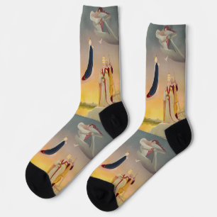 Der Papst von Rom, Jungfrau Maria und Jesus Socken