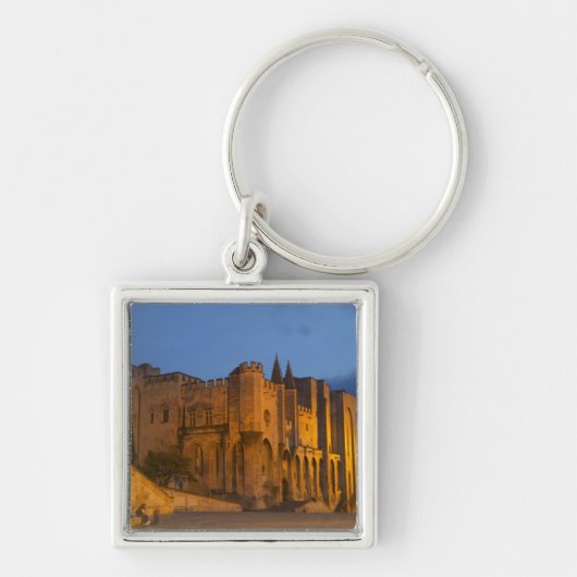 Der Papstpalast in Avignon bei Sonnenuntergang. ge Schlüsselanhänger (Vorne)