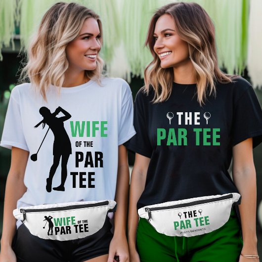 Der Par T-Shirt Bridesmaid Golf Junggeselinnen-Abs Bauchtasche