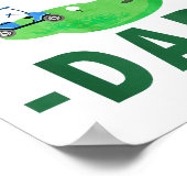 Der Par Tee Dad Hole In One Golf Eltern Passend  Poster (Ecke)