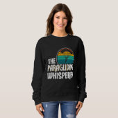 Der Paragliding Whisperer Paraglider Paragliding P Sweatshirt (Vorne ganz)