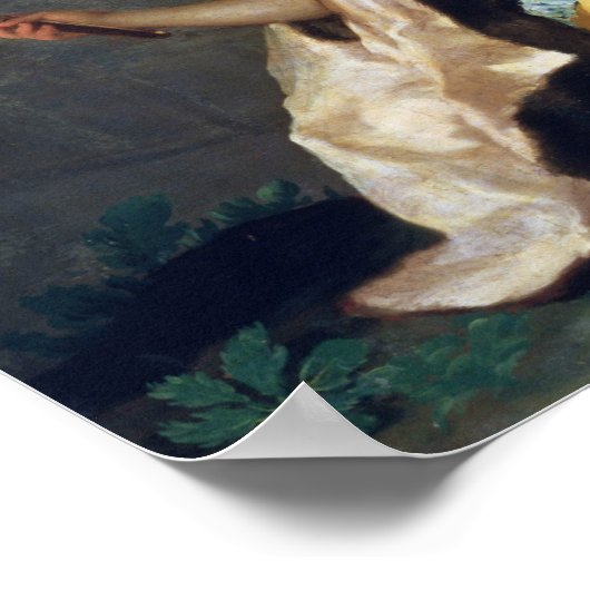 Der Parasol, 1777 Poster (Ecke)