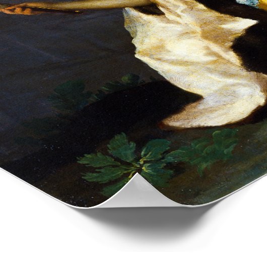 Der Parasol von Francisco de Goya Poster (Ecke)