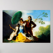 Der Parasol von Francisco de Goya Poster (Vorne)