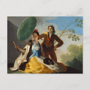 Der Parasol von Francisco Goya Postcard Postkarte