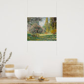Der Parc Monceau (1876) von Claude Monet Poster (Küche)