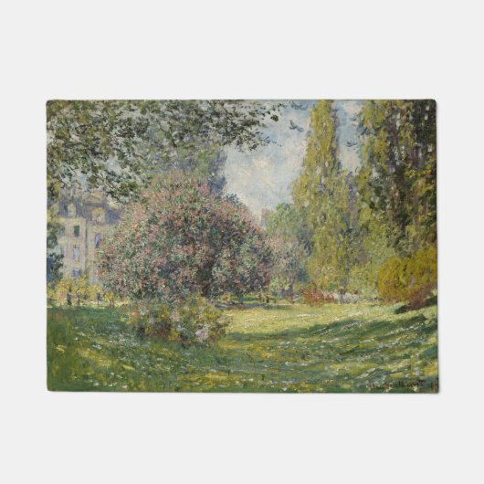 Der Parc Monceau - Claude Monet Fußmatte (Vorderseite)