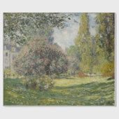 Der Parc Monceau - Claude Monet Geschenkpapier (Flach)