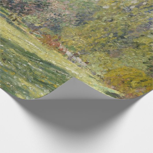 Der Parc Monceau - Claude Monet Geschenkpapier (Ecke)