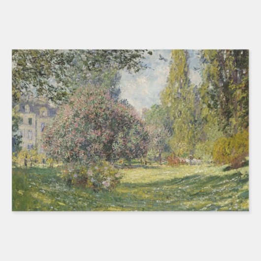 Der Parc Monceau - Claude Monet Geschenkpapier Set (Vorderseite 3)