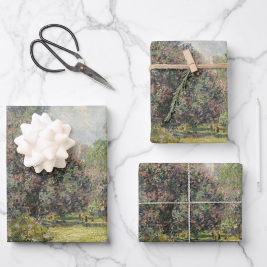 Der Parc Monceau - Claude Monet Geschenkpapier Set (Vorderseite)