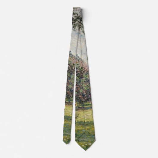 Der Parc Monceau - Claude Monet Krawatte (Rückseite)