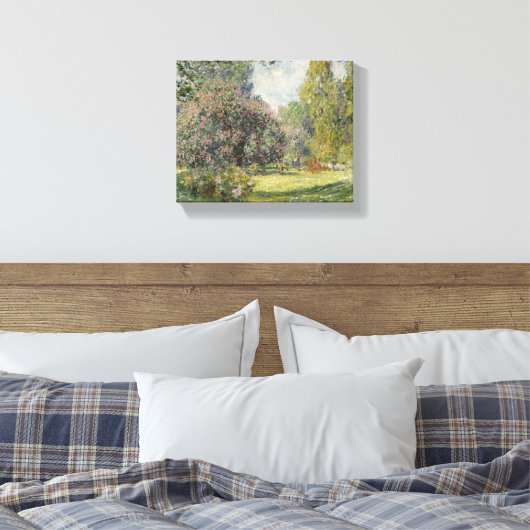 Der Parc Monceau - Claude Monet Leinwanddruck (Insitu (Schlafzimmer))
