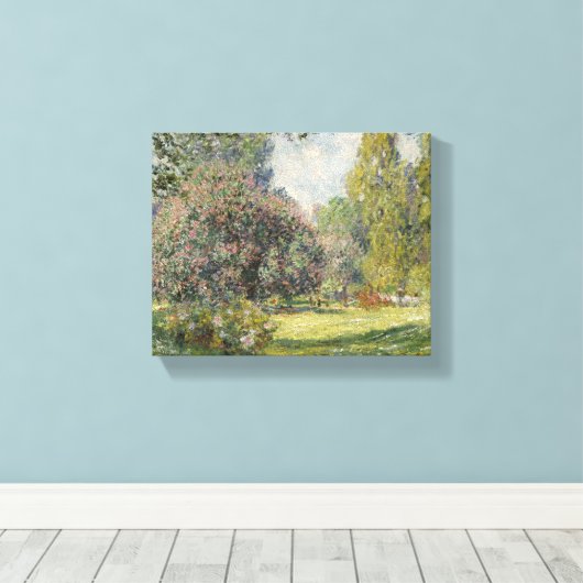 Der Parc Monceau - Claude Monet Leinwanddruck (Insitu (Holzboden))