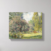 Der Parc Monceau - Claude Monet Leinwanddruck (Vorderseite)