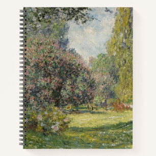 Der Parc Monceau - Claude Monet Notizblock