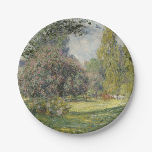 Der Parc Monceau - Claude Monet Pappteller