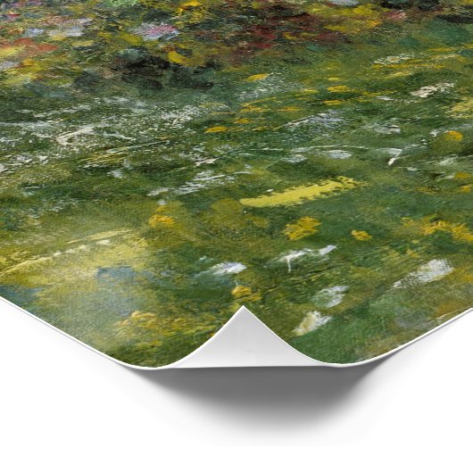 Der Parc Monceau - Claude Monet Poster (Ecke)