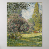 Der Parc Monceau - Claude Monet Poster (Vorne)